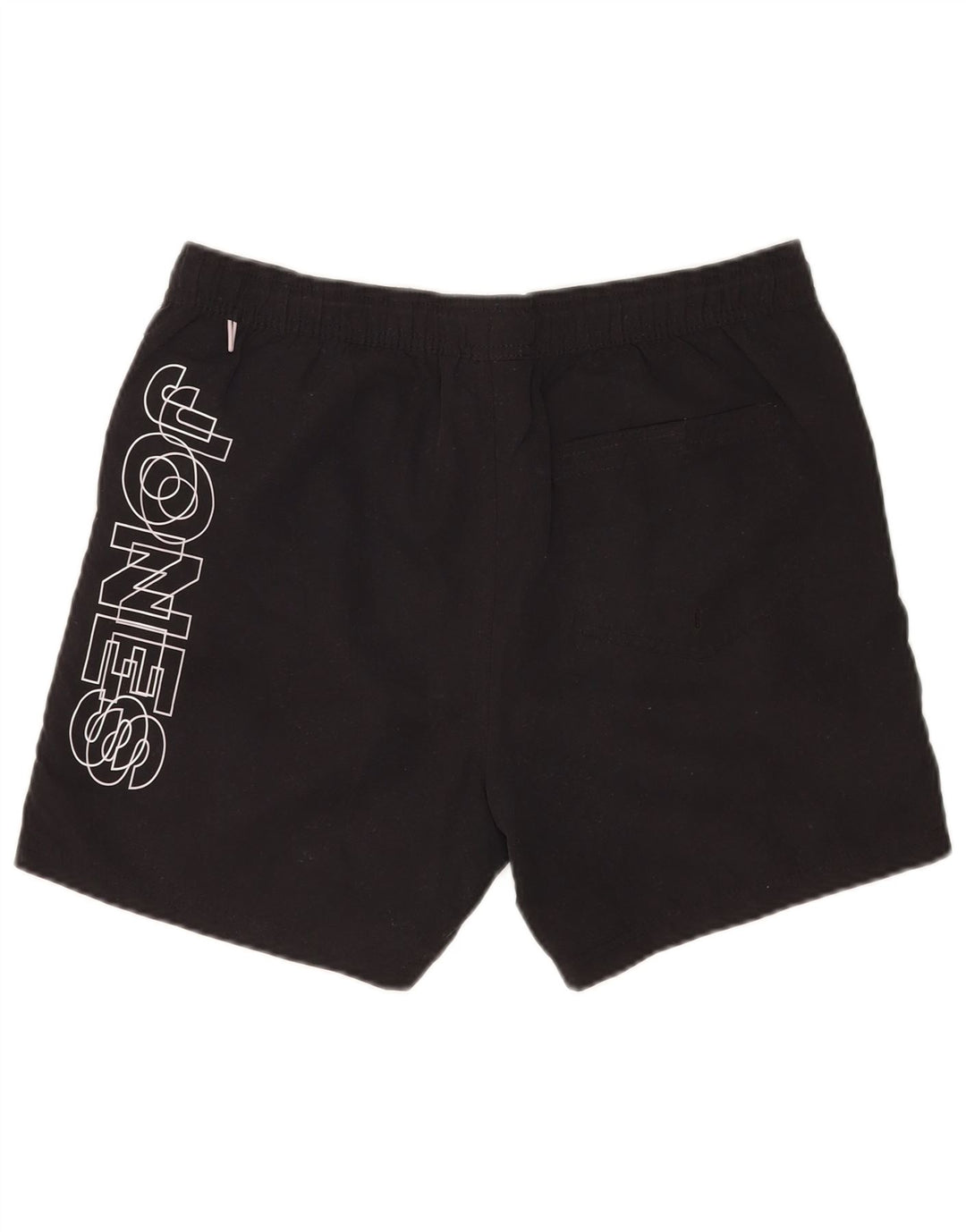 Jack & Jones Hombre Bañador Graphic Bañador Mediano Poliéster Negro