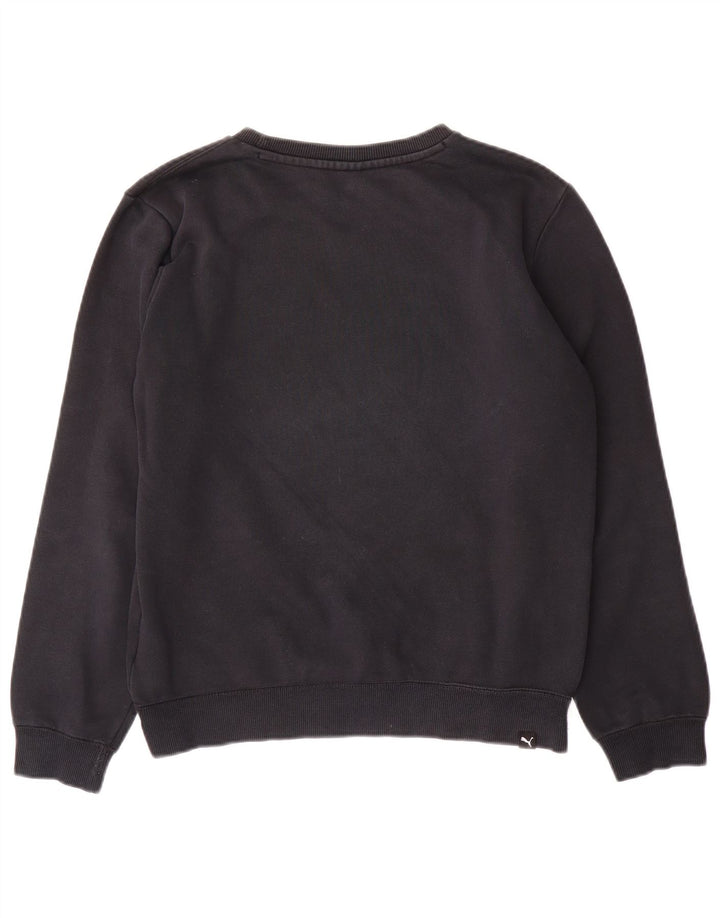 PUMA Sudadera estampada para niña 13-14 años Algodón negro