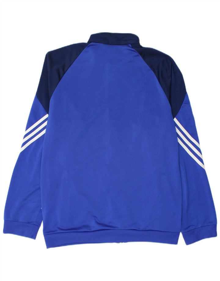 Adidas Hombre Chándal Top Jacket Azul Medio Colorblock Poliéster
