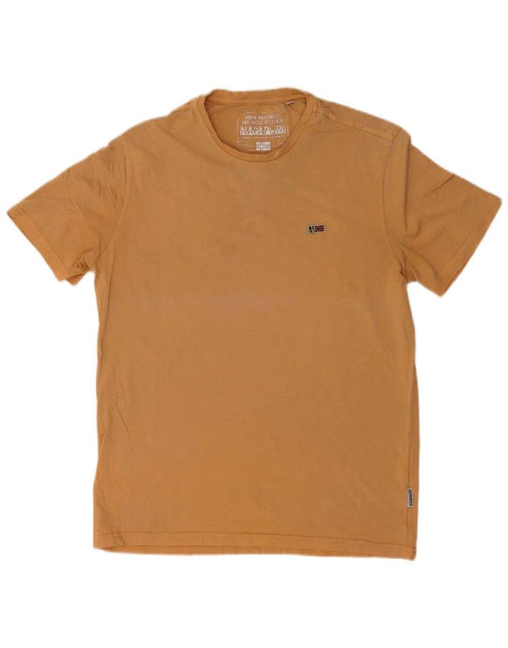 Napapijri - Camiseta para hombre, talla grande, color beige, algodón