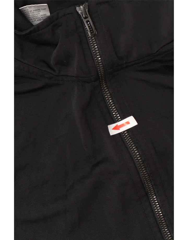 Adidas Hombre Chándal Top Chaqueta Mediano Negro Colorblock