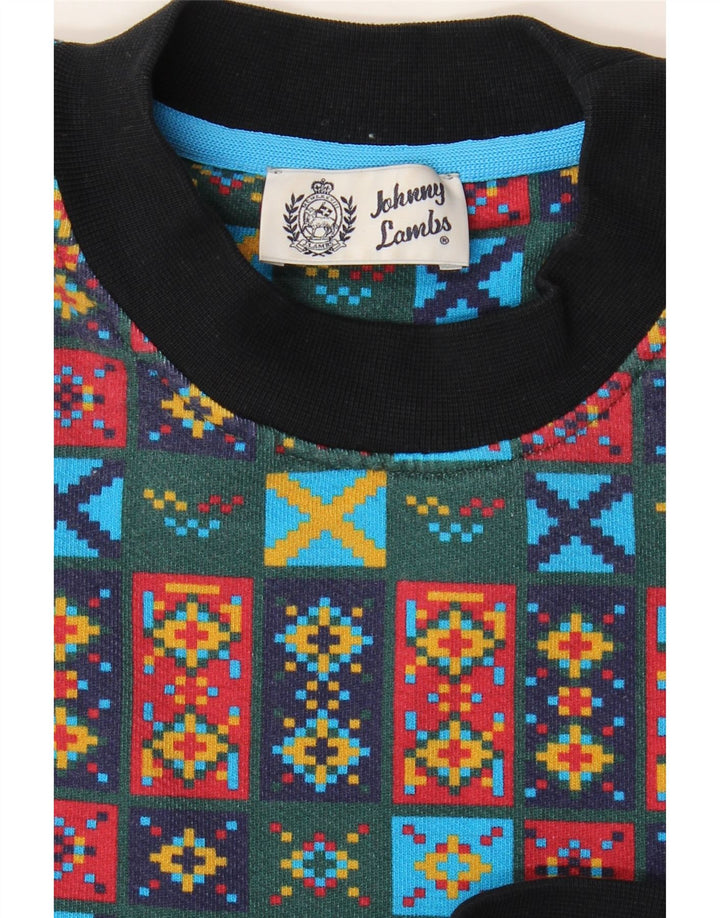 JOHNNY LAMBS Sudadera Jumper Medium Multicolor Geométrico Hombre