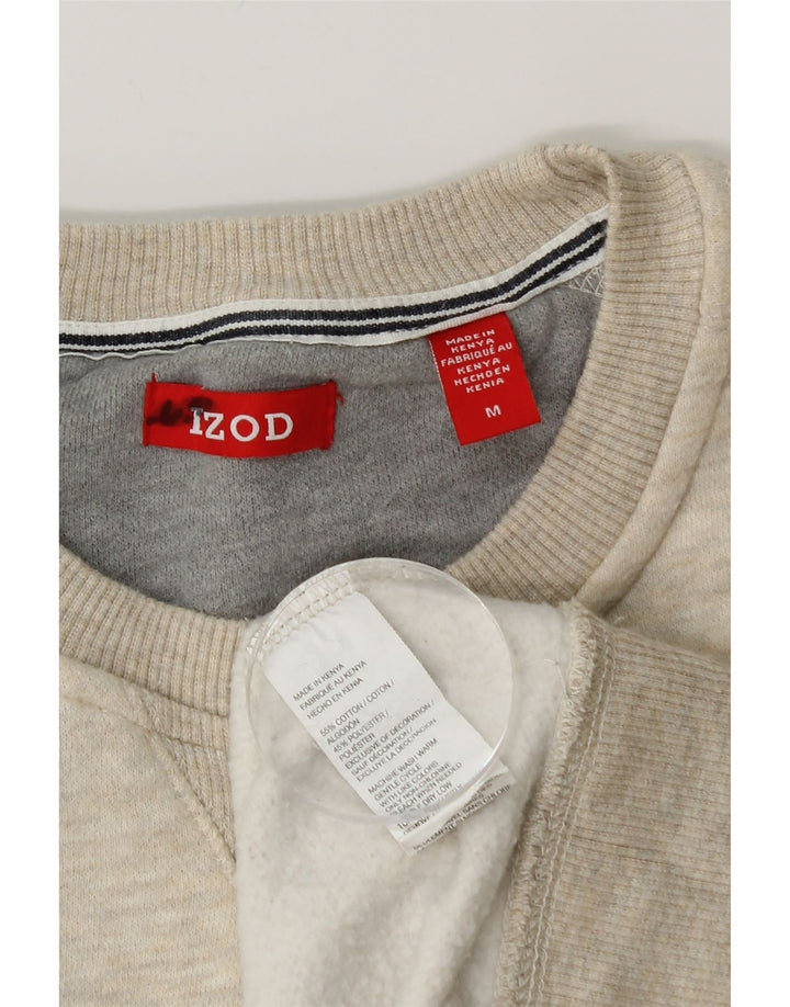 IZOD Hombre Sudadera Jumper Algodón Beige Medio
