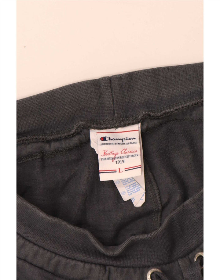 Champion Pantalones De Chándal Para Hombre Joggers Large Gris Algodón