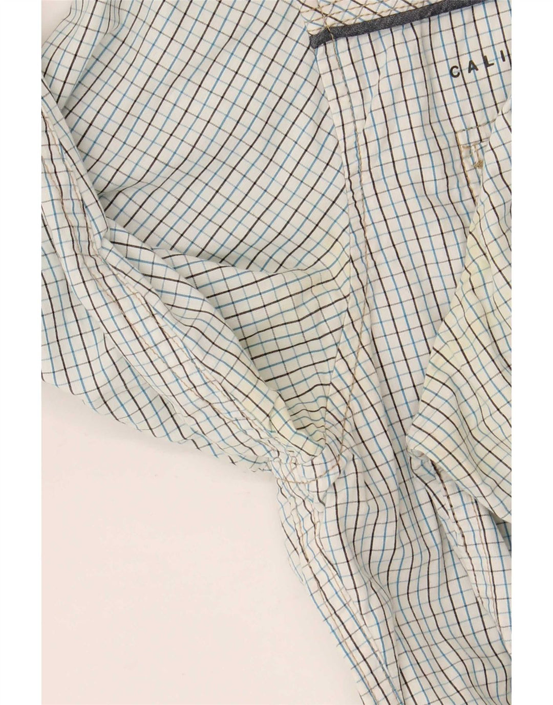 Camisa O'Neill Hombre Con Estampado Slim Fit De Algodón A Cuadros Azul Medio