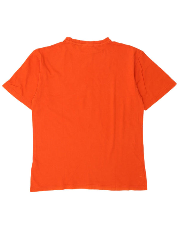 REEBOK Camiseta gráfica para hombre Top XS Naranja Algodón