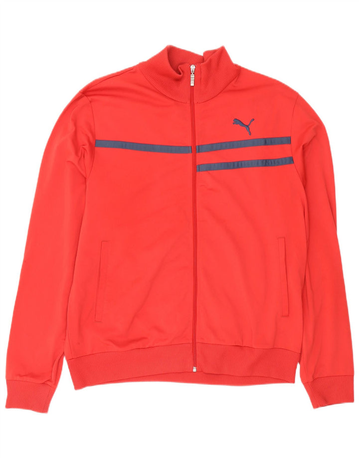 Puma Chaqueta de chándal para hombre 2XL Poliéster rojo