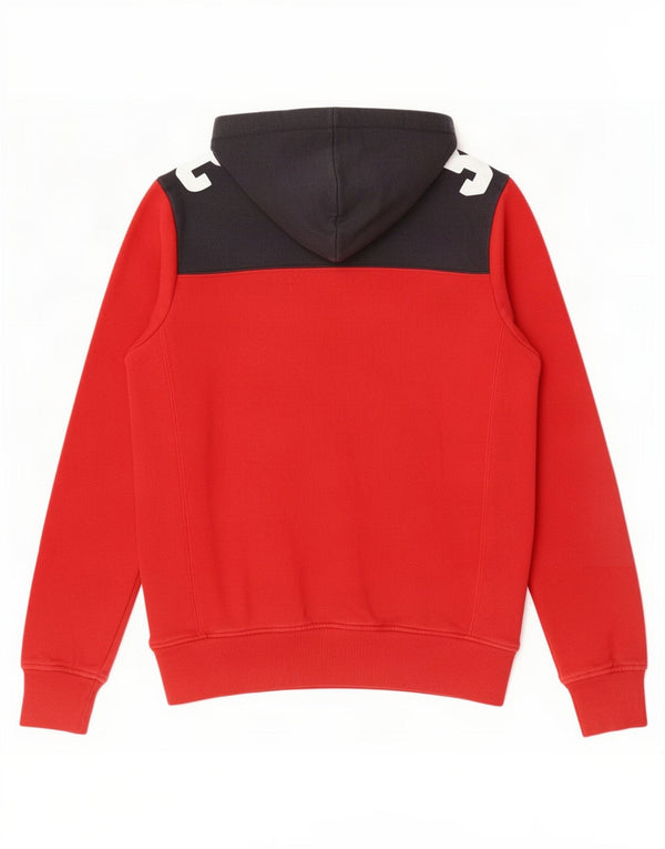Converse Hombre Sudadera Con Capucha Gráfica Jersey Pequeño Rojo Colorblock Algodón