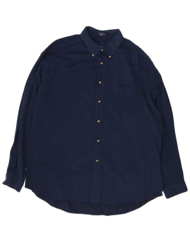 Camisa Dockers Hombre XL Azul Marino Algodón