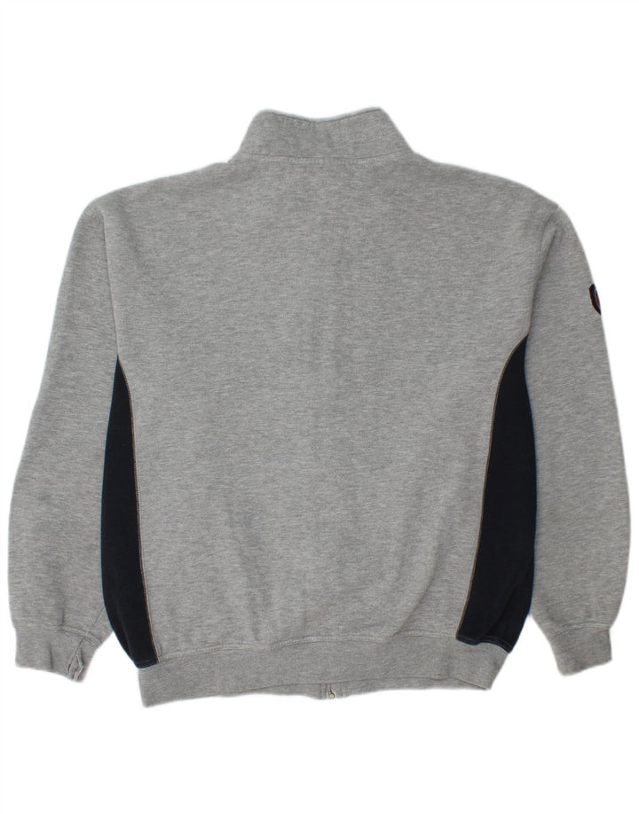 ELLESSE Chaqueta de chándal para hombre UK 42/44 Large Grey Colourblock