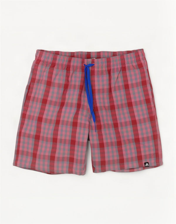 Adidas - Pantalones cortos deportivos para hombre, poliéster, color rosa