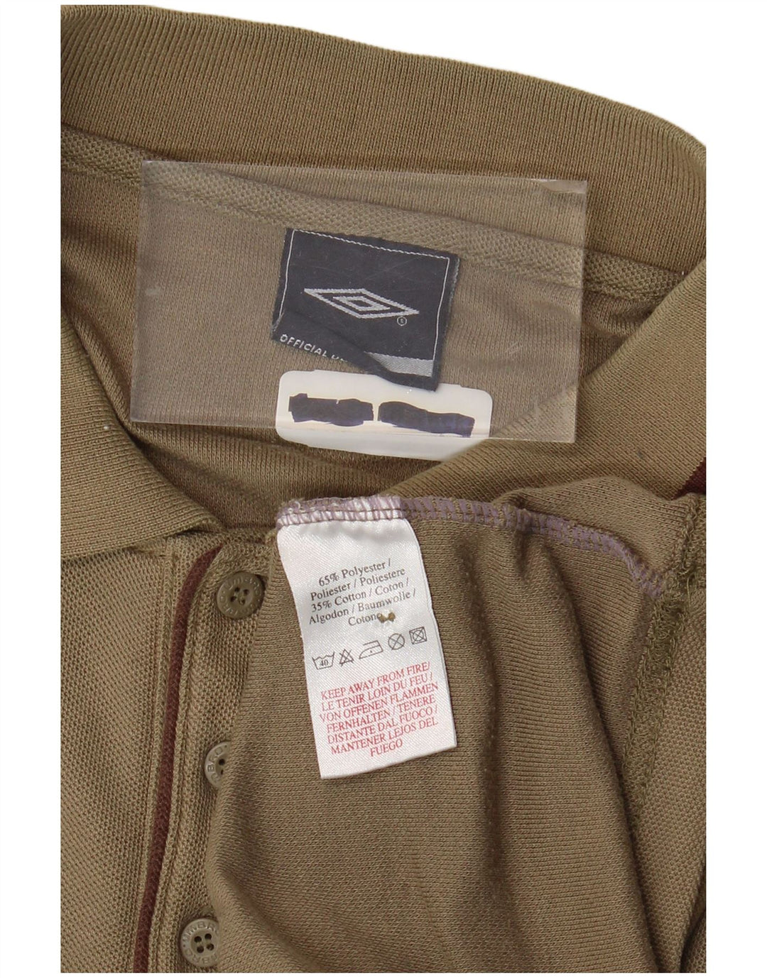 UMBRO Polo Hombre Grande Caqui Poliéster