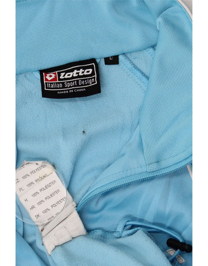 Lotto Hombre Chándal Top Chaqueta Grande Poliéster Azul