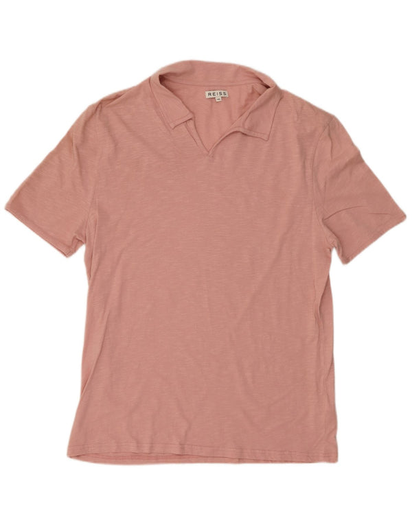 Polo Reiss para hombre 2XL Algodón moteado rosa