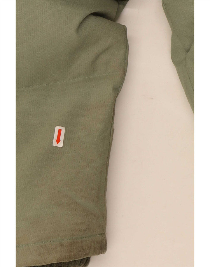 Fila Chaqueta acolchada con capucha para hombre UK 40 Large Verde Colorblock Poliéster