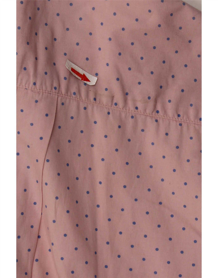 Camisa Replay Hombre De Algodón Con Manchas Rosa Mediana