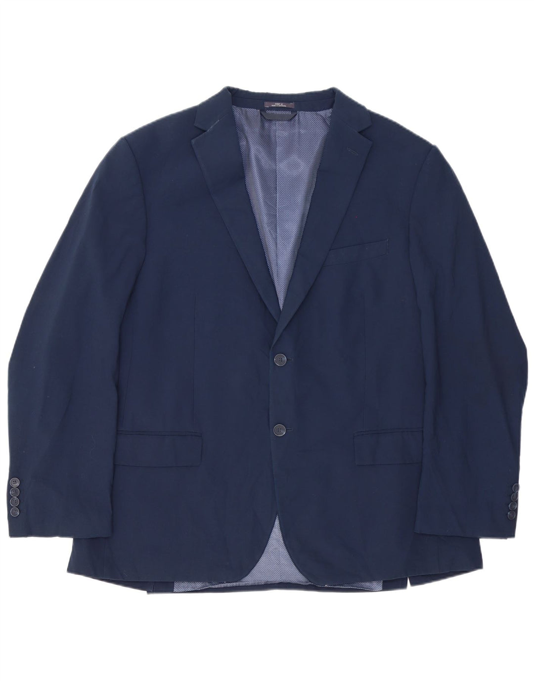 MARKS & SPENCER Chaqueta tipo blazer de corte regular con 2 botones para hombre UK 44 XL Azul marino