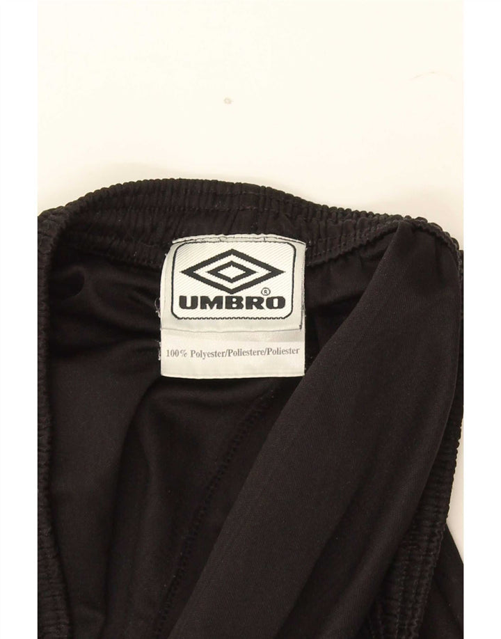 Pantalones cortos deportivos Umbro para hombre poliéster negro grande