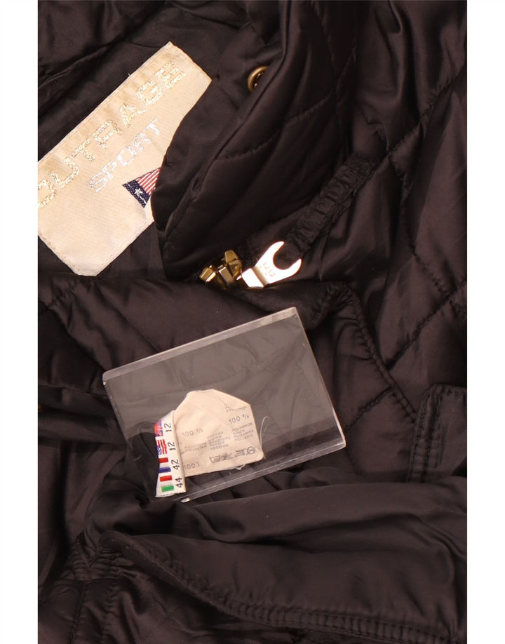 Outrage Chaqueta acolchada para mujer UK 40 Mediana Poliéster negro