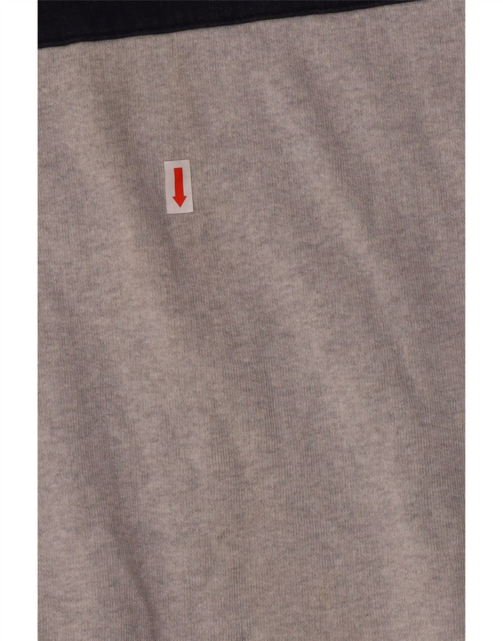 Adidas Hombre Sudadera Gráfica Jumper Large Gris Colorblock