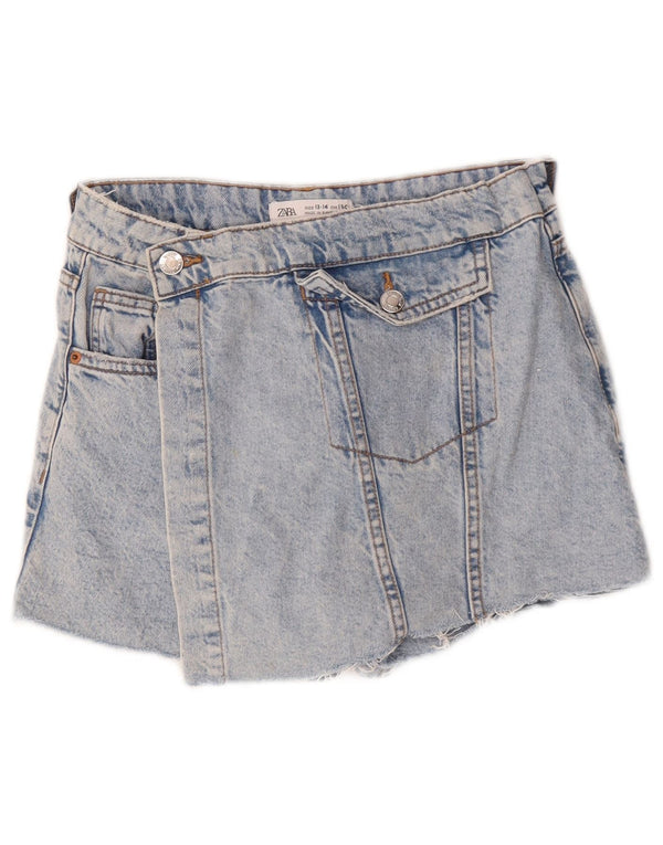 Zara Shorts Vaqueros Niña 13-14 Años W26 Azul Algodón