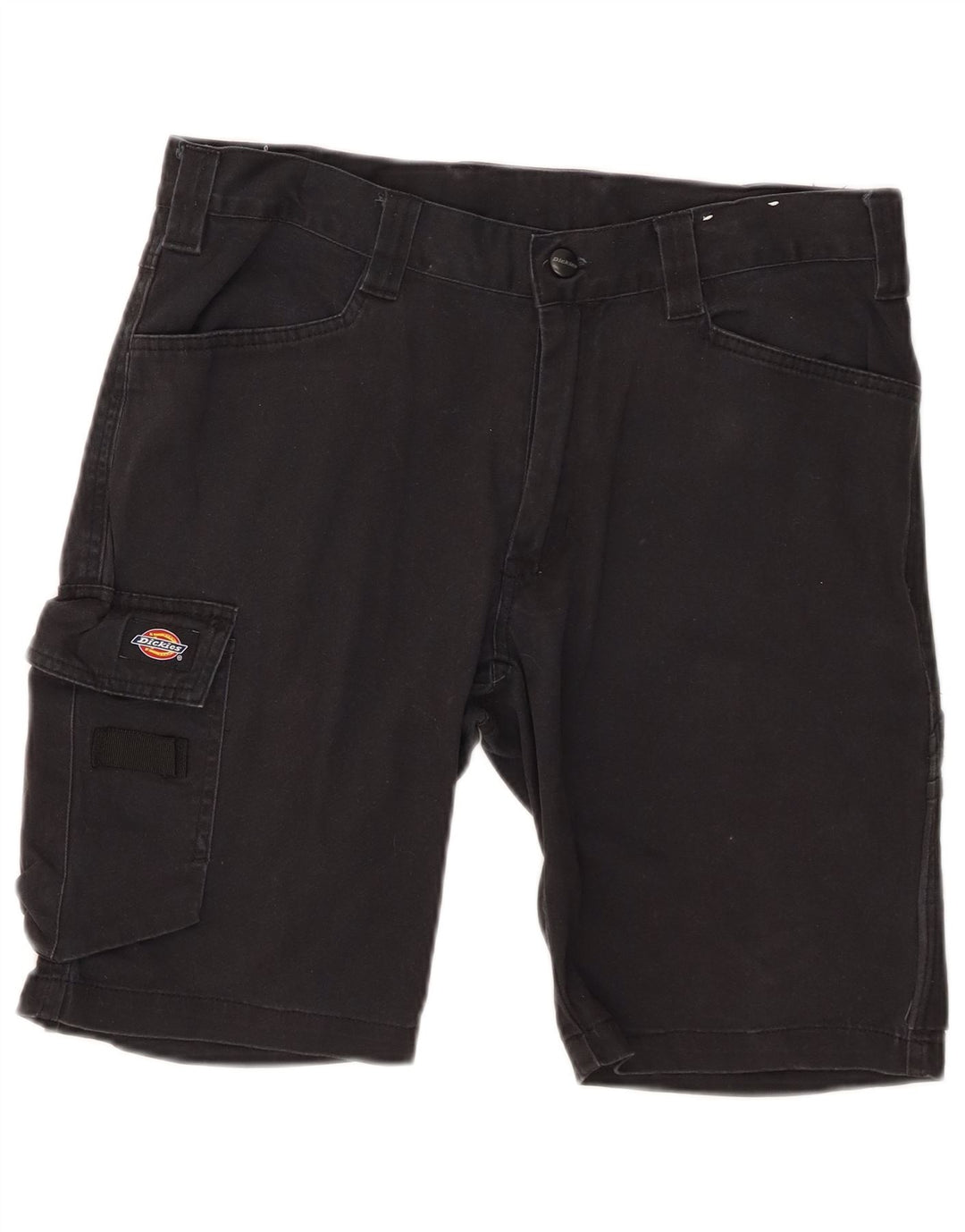 Dickies Pantalones cortos cargo para hombre W32 Algodón negro mediano