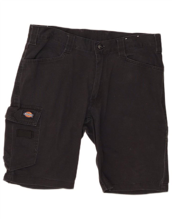 Dickies Pantalones cortos cargo para hombre W32 Algodón negro mediano