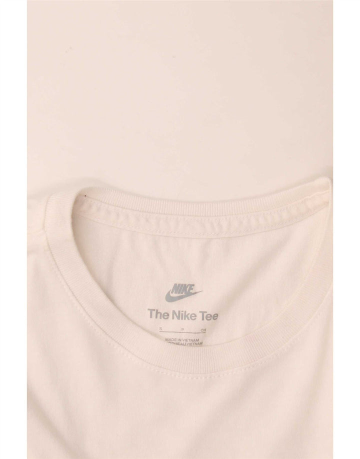 Nike Camiseta gráfica para mujer Top UK 10 Small White