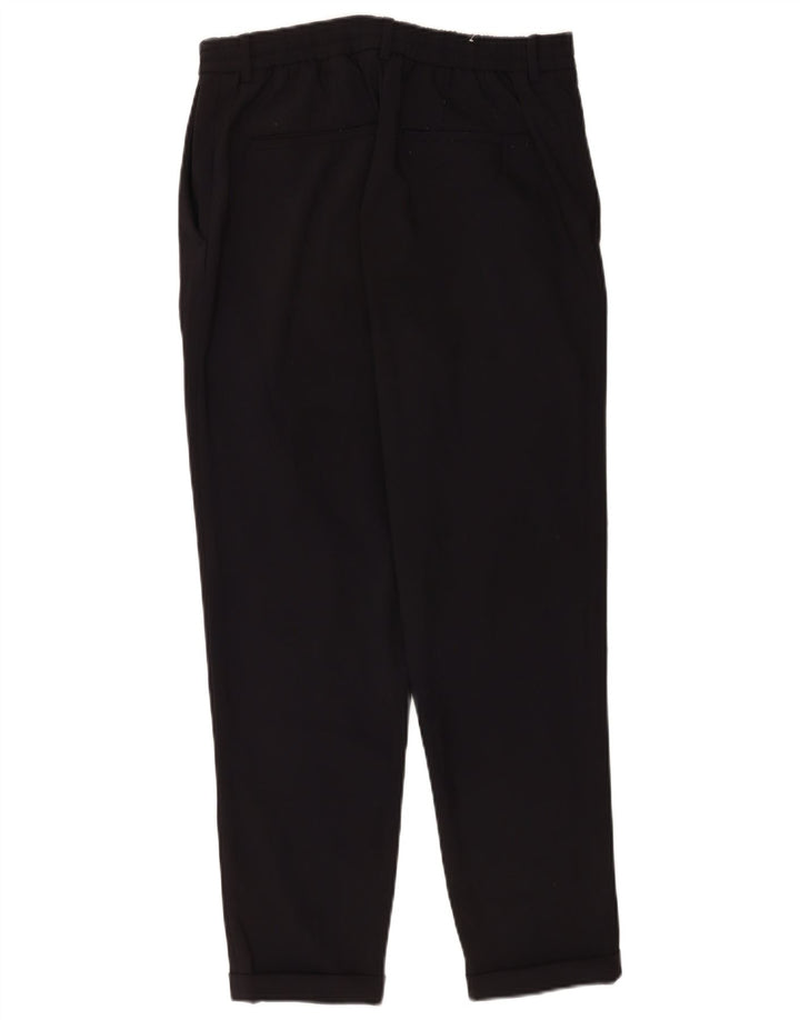 Zara Mujer Pantalón Chino Recto Mediano W31 L28 Negro