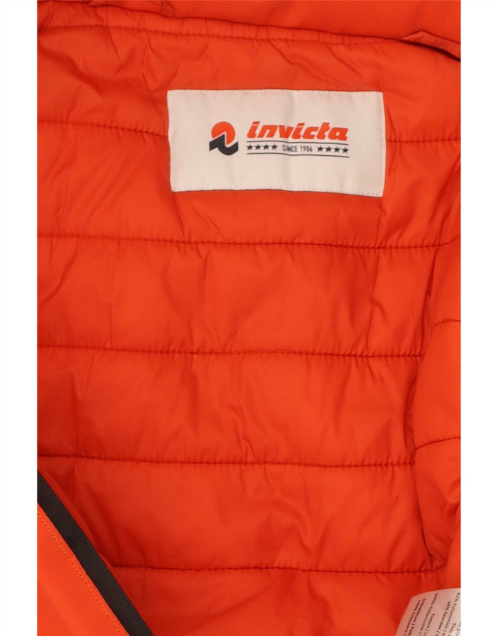 Chaqueta acolchada con capucha para mujer Invicta UK 44 Poliamida naranja mediana