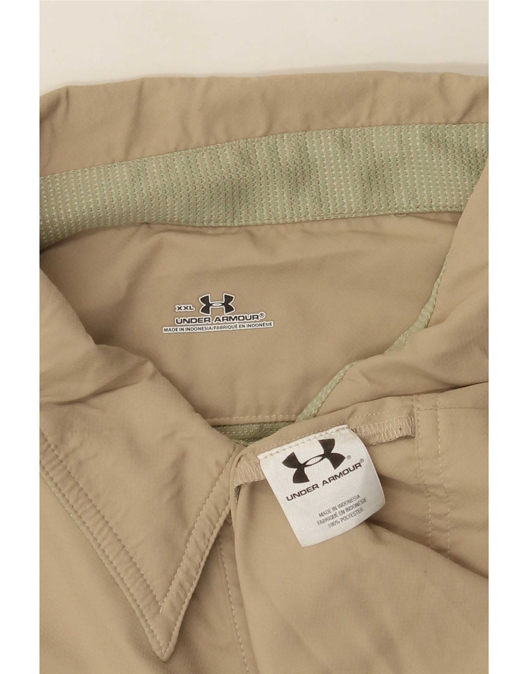 Camiseta Under Armour Hombre 2XL Poliéster Beige