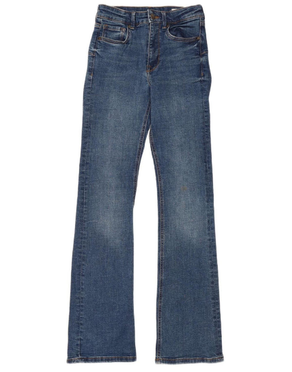Zara Jeans Bootcut Mujer EU 36 XS W26 L33 Algodón Azul