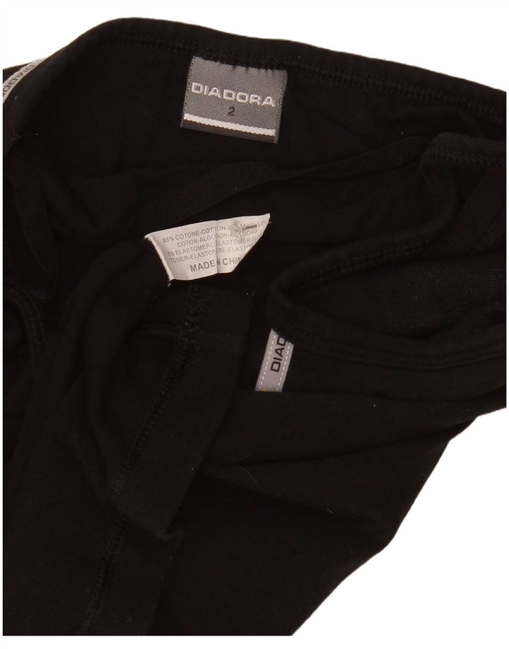 Diadora Cami Top para mujer US 2 XS Algodón negro