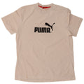Puma - Camiseta gráfica para hombre, talla grande, algodón blanco