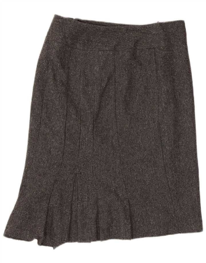 Benetton Falda Asimétrica IT 40 Small W30 Gris Espiga