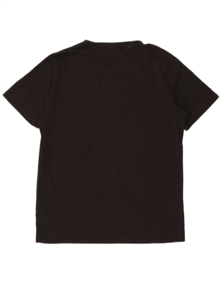 Puma - Camiseta para hombre, talla grande, algodón negro