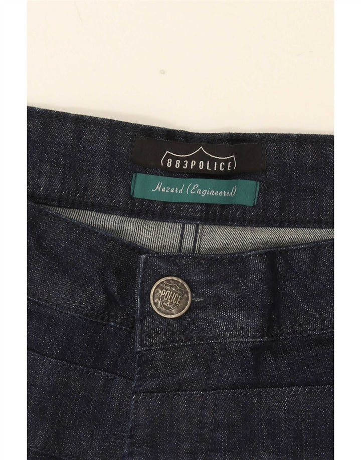 883 Police Vaqueros rectos de corte regular para hombre W38 L30 Azul marino