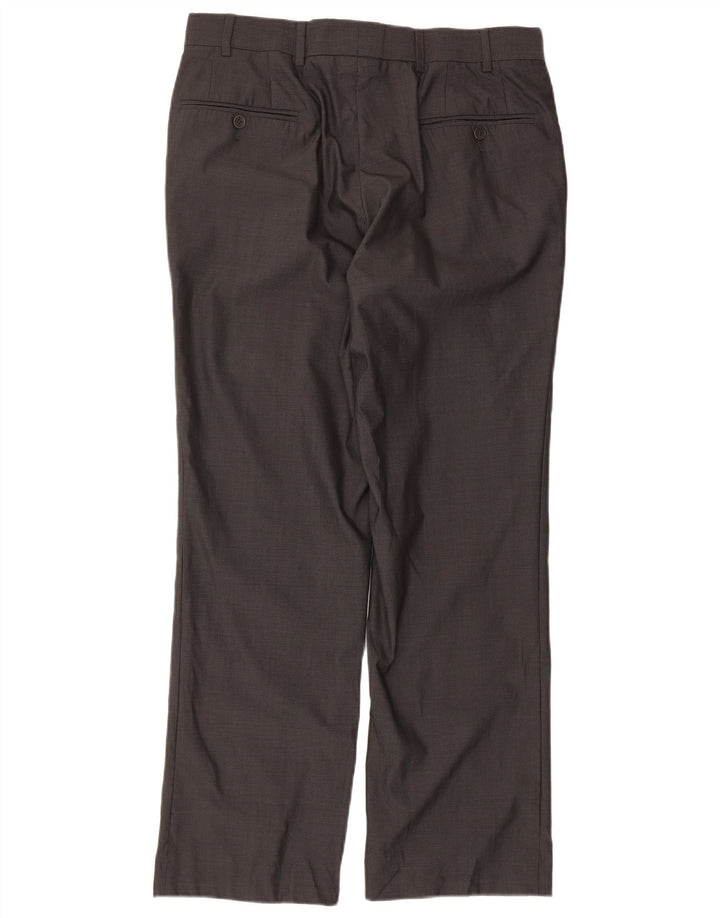 Pantalones chinos rectos para hombre de Ted Baker W34 L29 Gris