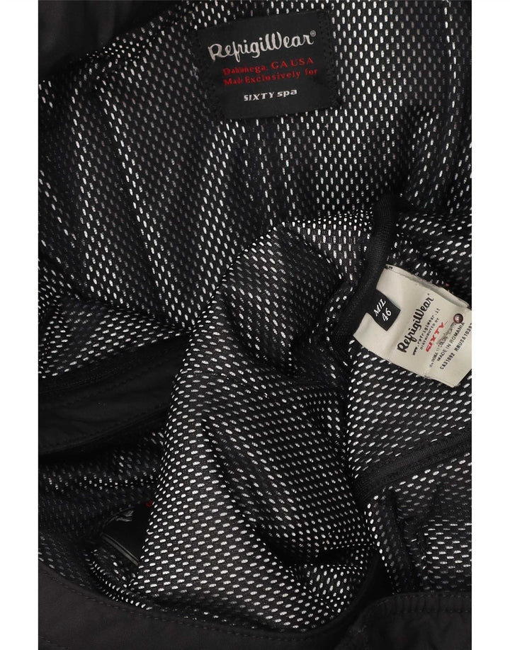 Refrigiwear Chaqueta acolchada con capucha para mujer IT 46 Poliéster negro grande