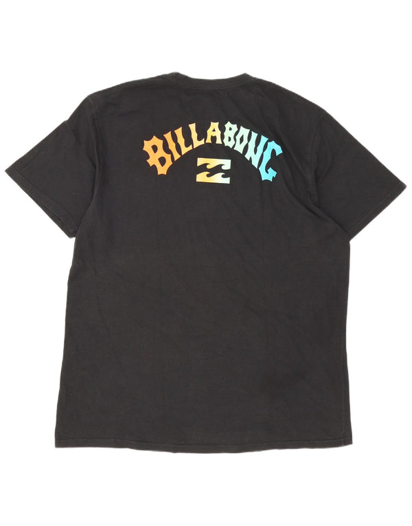 Billabong Camiseta gráfica para hombre Top 2XL Algodón negro