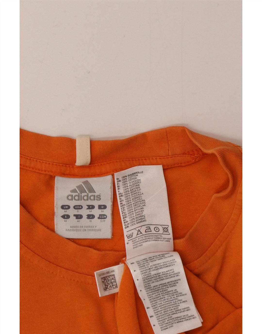 Camiseta Adidas Hombre Top Medium Naranja Algodón