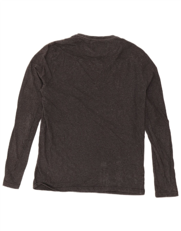 Camiseta Lyle & Scott Hombre Manga Larga XS Algodón Gris