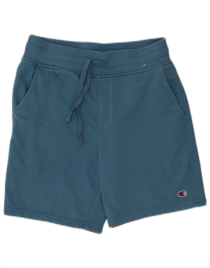 Champion Pantalones Cortos Deportivos Para Hombre Pequeño Algodón Azul