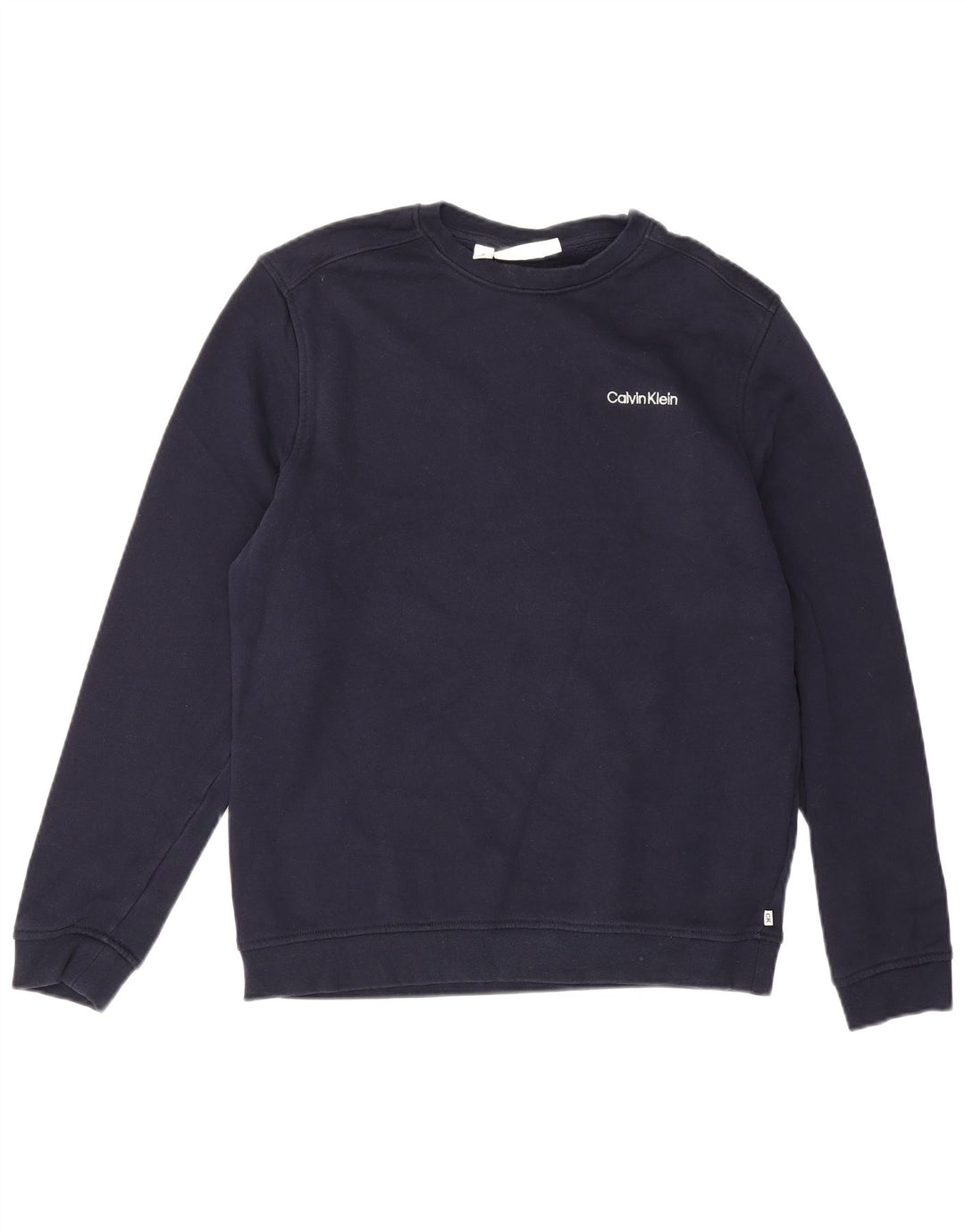 Calvin Klein Sudadera de golf para hombre Jumper Medium Azul marino Algodón