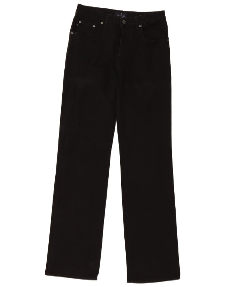Vaqueros Trussardi Mujer Rectos W30 L34 Negro Algodón
