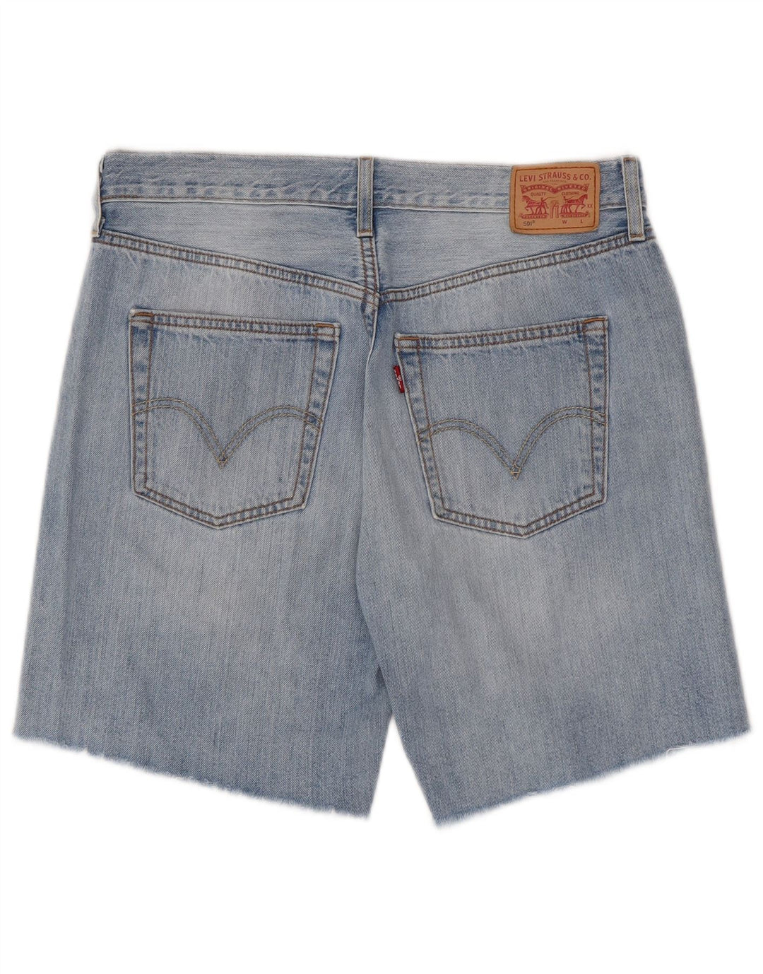 Levi's Hombre 501 Shorts De Mezclilla W30 Algodón Azul Medio