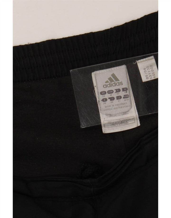 Adidas Pantalones de chándal para mujer UK 44 Mediano Negro Poliéster