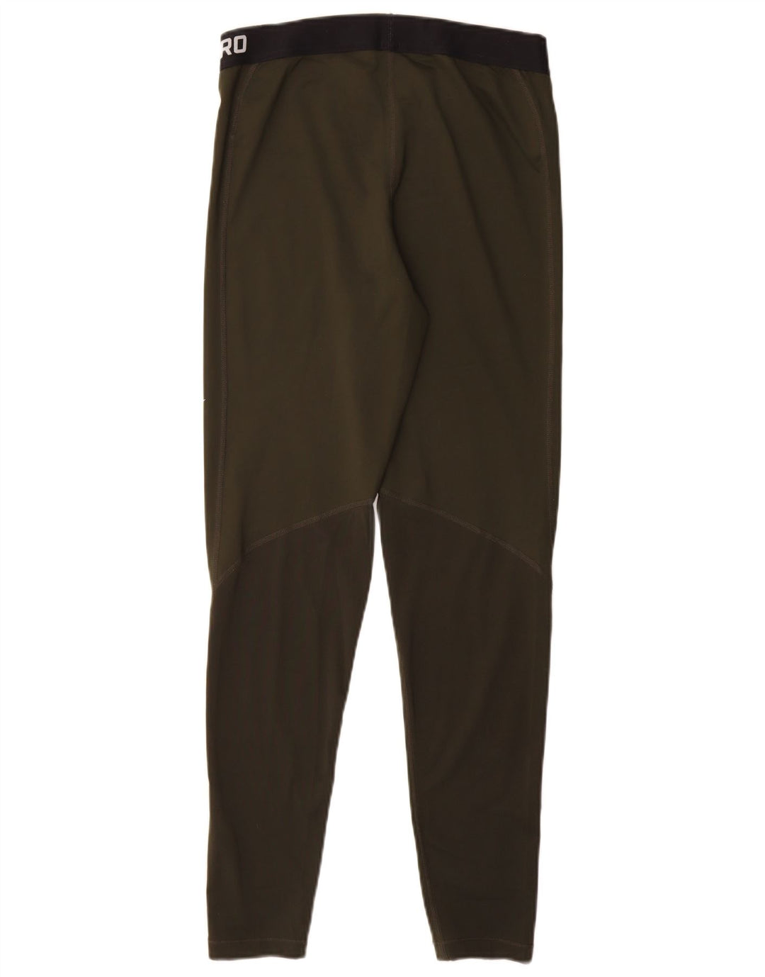 NIKE Leggings gráficos Dri Fit para mujer UK 14 Large Caqui Poliéster