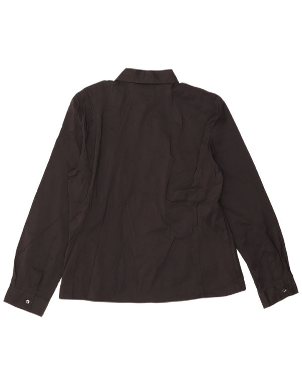 Camisa Lacoste Mujer Talla 44 Grande Algodón Negro