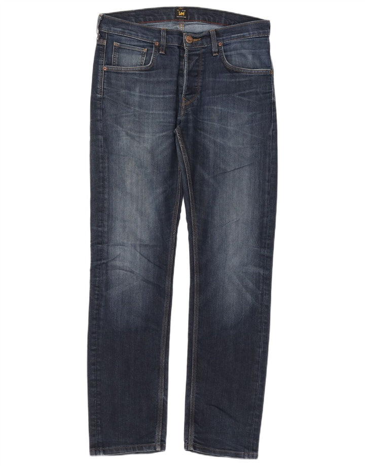 Vaqueros Lee Daren Slim para Hombre W33 L31 Algodón Azul